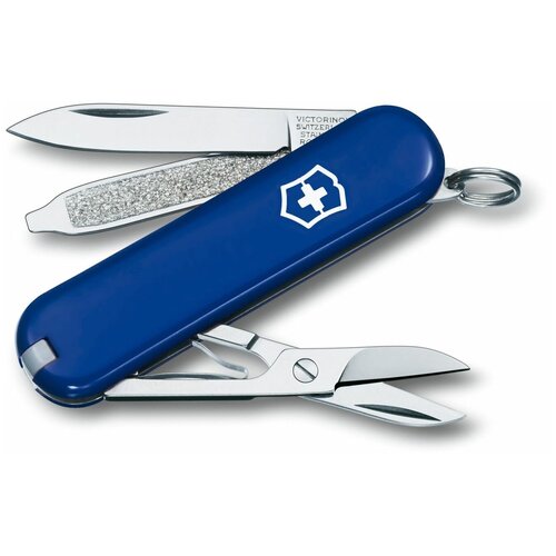 фото Нож многофункциональный victorinox classic sd (b1) синий