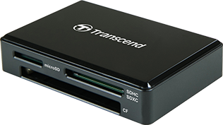 Кардридер Transcend TS-RDC8K2 Black, USB 3.1, внешний