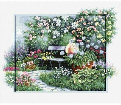 Набор для вышивания «Luca-S» BU4012 Цветущий сад 44,5 х 32,5 см