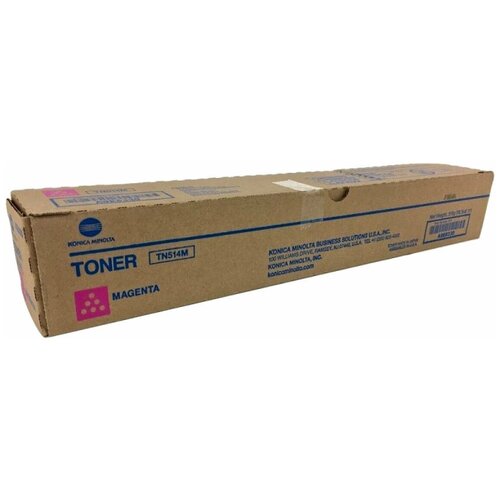 Картридж Konica Minolta TN-514M, 26000 стр, пурпурный картридж konica minolta tn 514m 26000 стр пурпурный