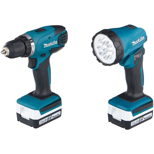 Аккумуляторная дрель-шуруповерт Makita DF347DWLE 1892400₽