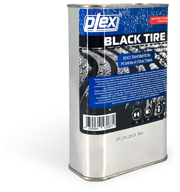 Plex Black Tire чернение резины 1 л