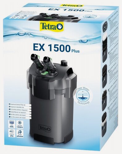 Изображение товара Внешний фильтр Tetra для аквариума EX1500 plus, 1900л/ч, 17,5Вт на 300-600л
