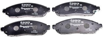 Дисковые тормозные колодки передние Bosch 0986494151 для Nissan Leaf, Nissan Navara, Nissan Pathfinder, Nissan NV200 (4 шт.)