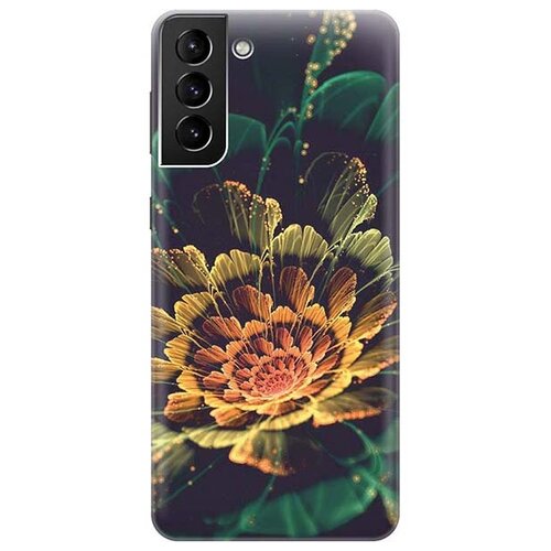 Чехол - накладка ArtColor для Samsung Galaxy S21 Plus с принтом Красивый цветок чехол накладка artcolor для samsung galaxy m51 с принтом красивый цветок