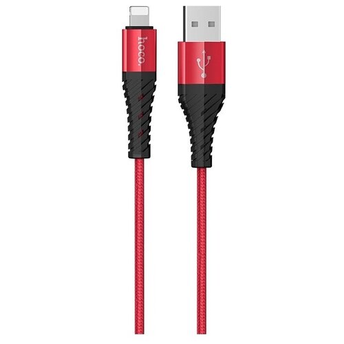 Кабель Hoco X38 Cool Charging USB - Lightning, 1 м, красный кабель hoco x38 cool charging usb lightning 1 м 1 шт черный