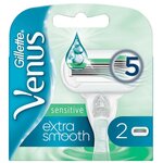 Сменные кассеты для бритвы Gillette Venus Extra Smooth Sensitive, 2 шт - изображение