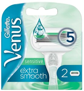 Фото Сменные кассеты для бритвы Gillette Venus Extra Smooth Sensitive, 2 шт