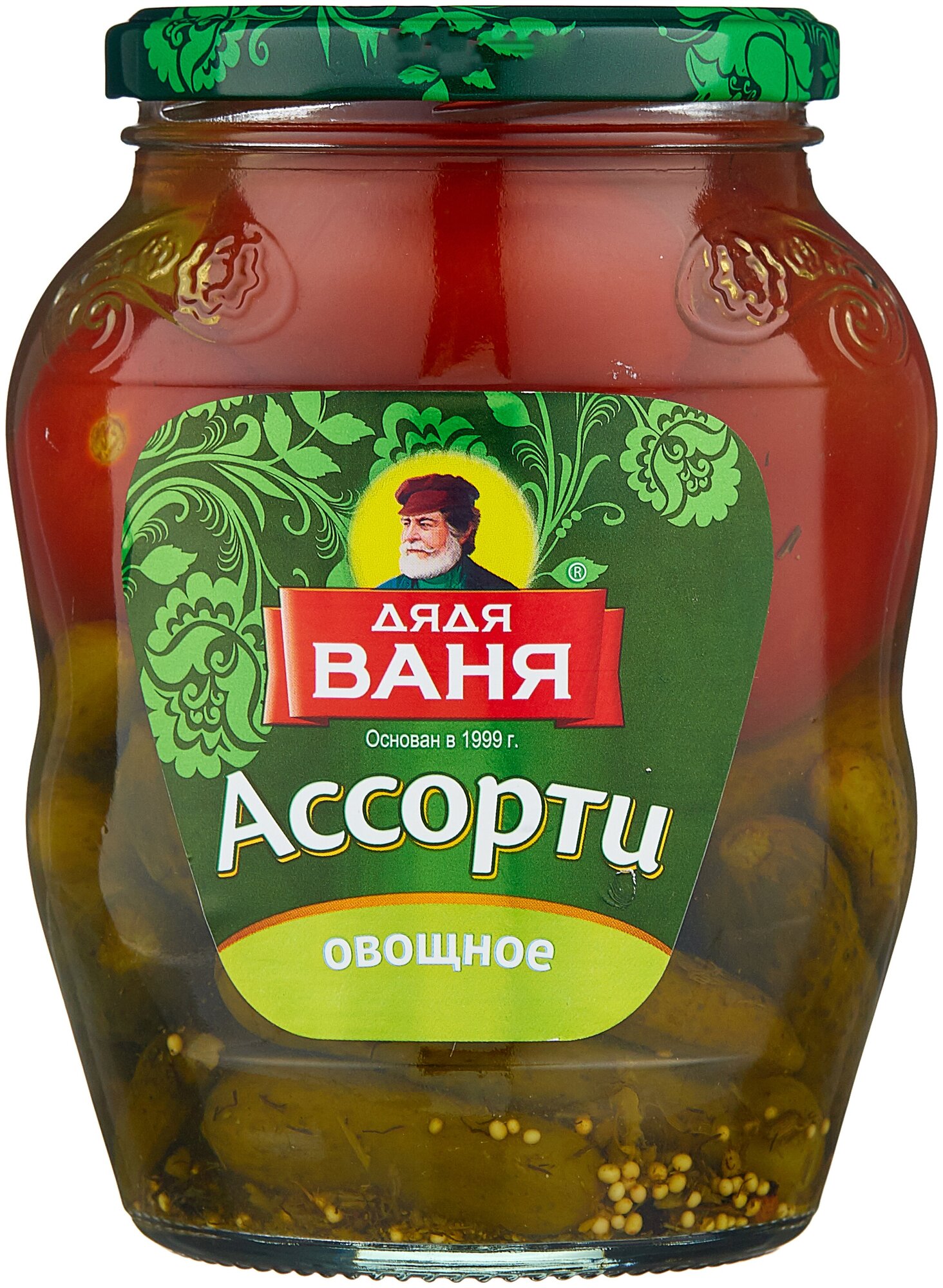 Ассорти Дядя Ваня огурцы и томаты 680 г - фото №1