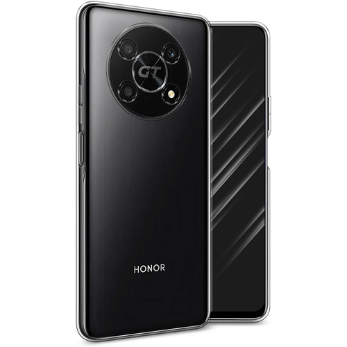 Силиконовый чехол на Honor X40 GT / Хонор X40 GT, прозрачный силиконовый чехол на honor x40 gt хонор x40 gt большой кит прозрачный