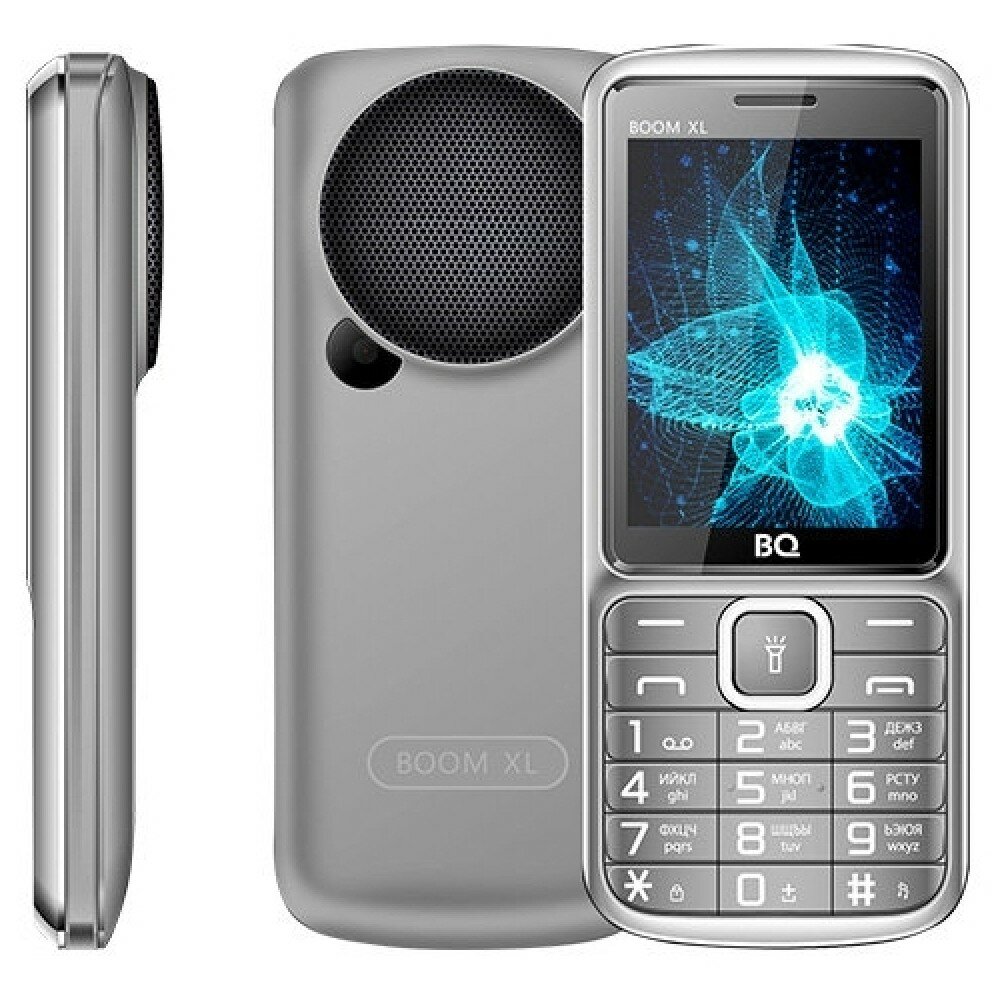 Сотовый телефон BQ BQM-2810 Boom XL серый (2*SIM, 2,8",32Mb,320х240,mSD до 8 ГБ,0,3Мп,1700 мАч) - фотография № 5