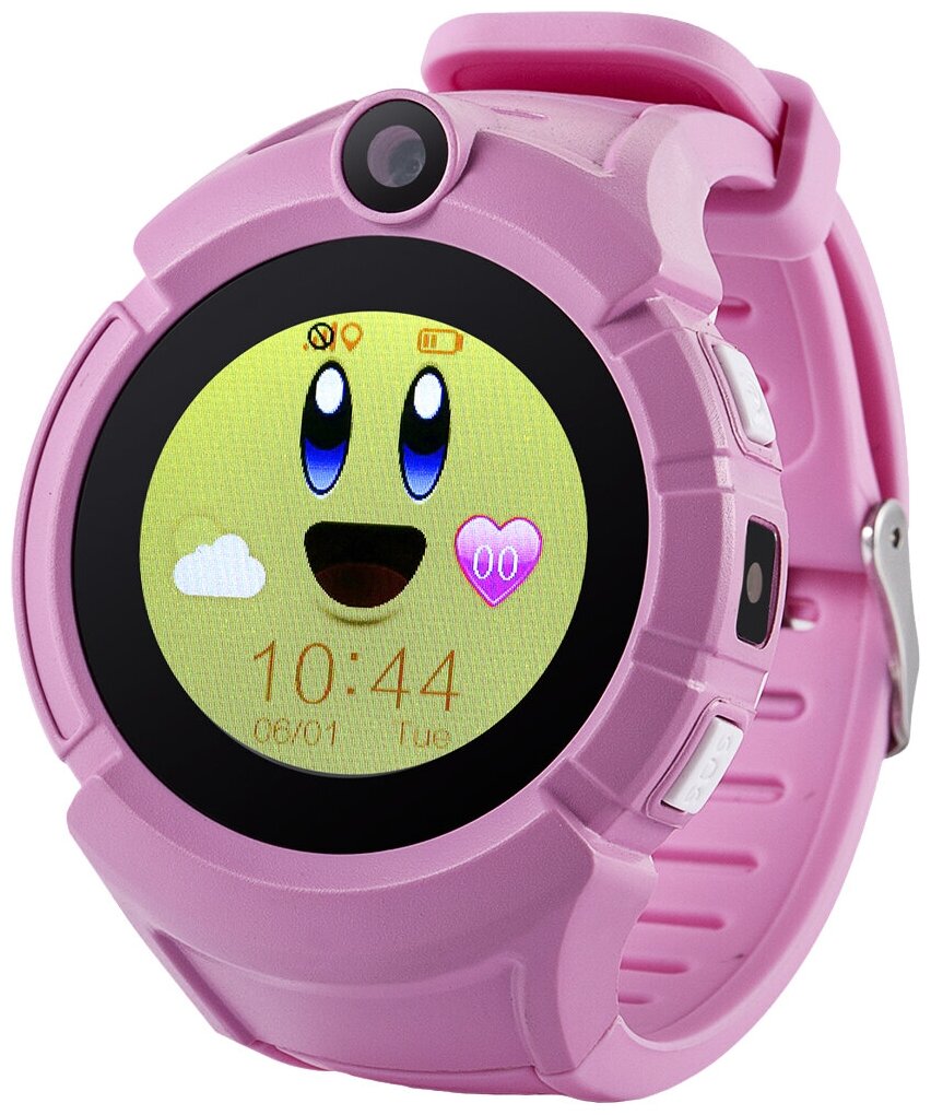 Детские умные часы Smart Baby Watch GW600 Wi-Fi, розовый