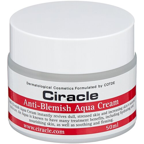 Гель-крем для проблемной кожи Ciracle Anti-Blemish Aqua Cream 50 ml уход за лицом ciracle крем для проблемной кожи anti blemish aqua cream