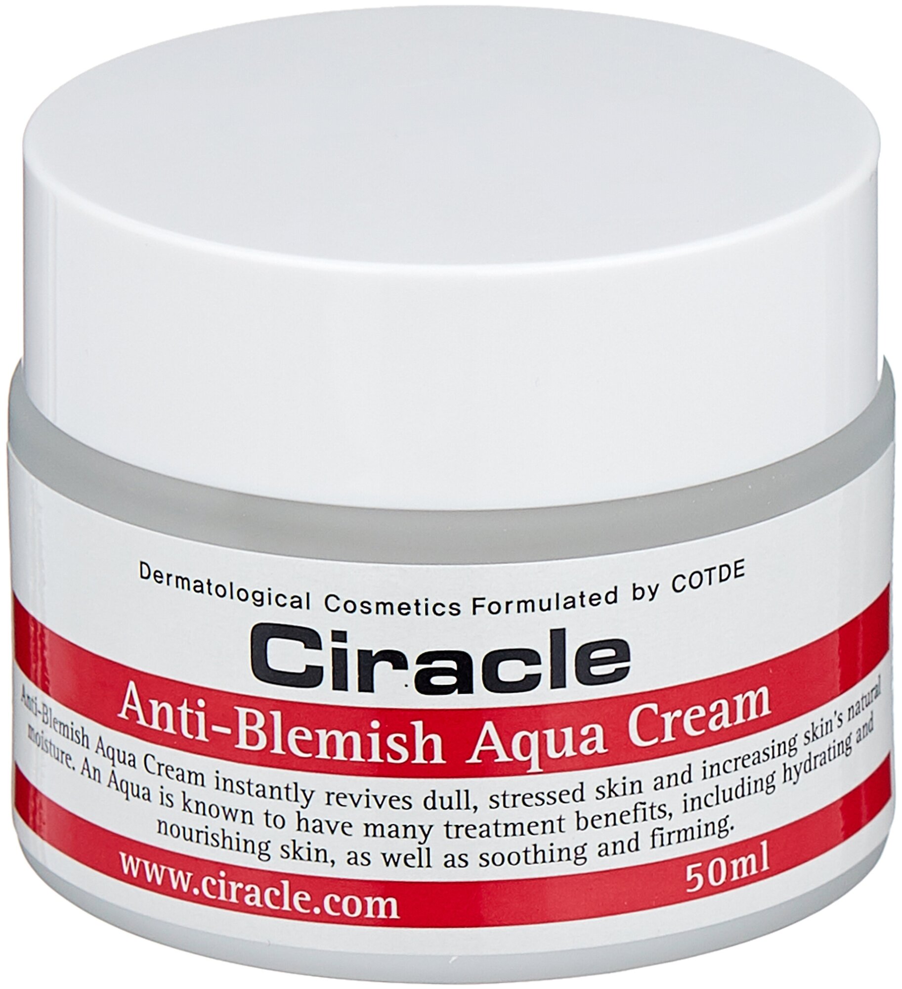 Ciracle Крем для лица увлажняющий Anti-Blemish Aqua Cream, 50 мл