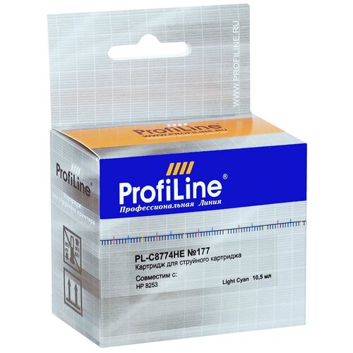 Картридж ProfiLine PL-C8774HE-LC, светло-голубой