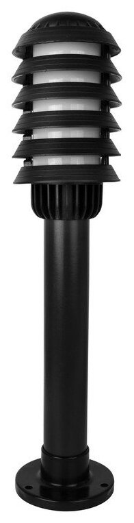 Camelion Светильник садово-парковый PA201Поллар 1103 (13868), E27, 60 Вт, цвет арматуры: черный, цвет плафона черный