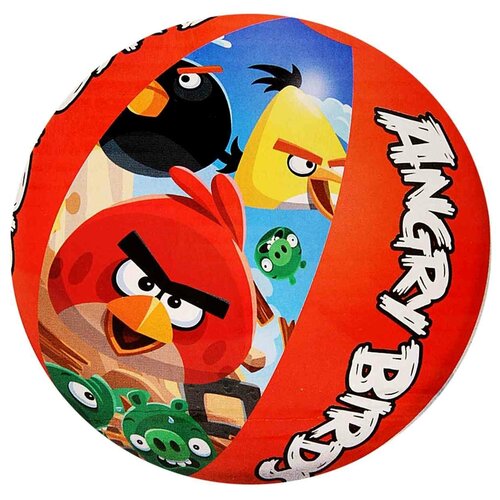 фото Мяч пляжный bestway angry birds 96101 bw красный