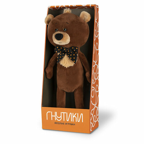 Мягкая игрушка Гнутики Мишка Потап, 22 см, коричневый мягкая игрушка гнутики лис рыжик 22 см оранжевый
