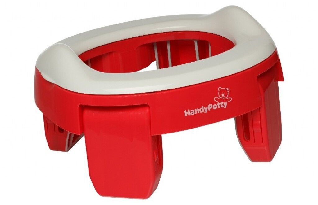 Дорожный горшок Roxy-Kids HandyPotty в фирменной сумке, коралловый