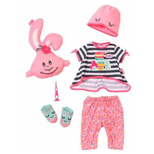 Zapf Creation Комплект одежды для куклы Baby Born 824627 розовый набор для куклы zapf creation baby born кровать 824 399