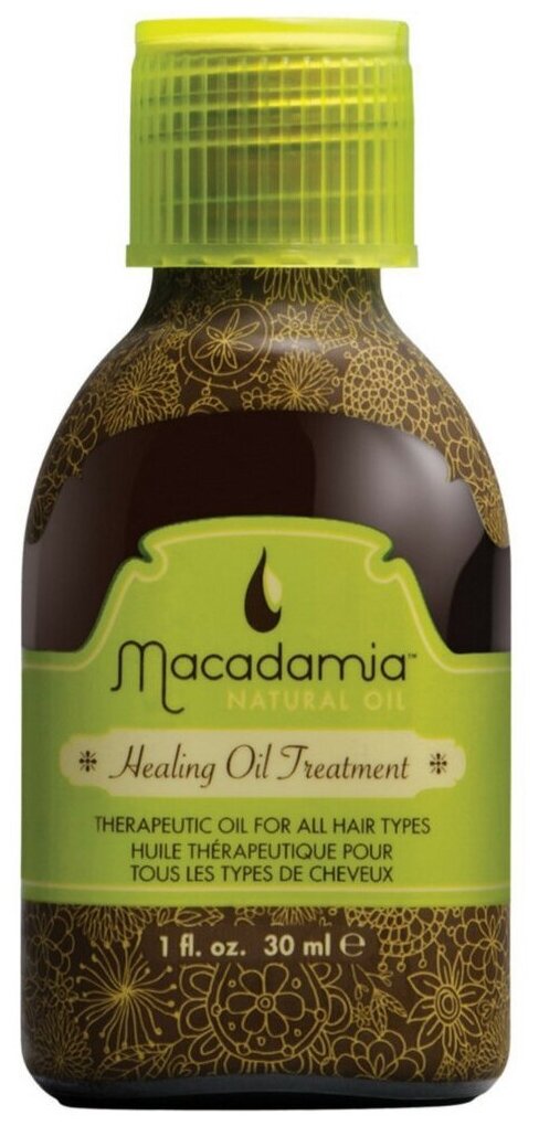 Macadamia Natural Oil Уход восстанавливающий с маслом арганы и макадамии для волос и кожи головы, 30 мл, бутылка