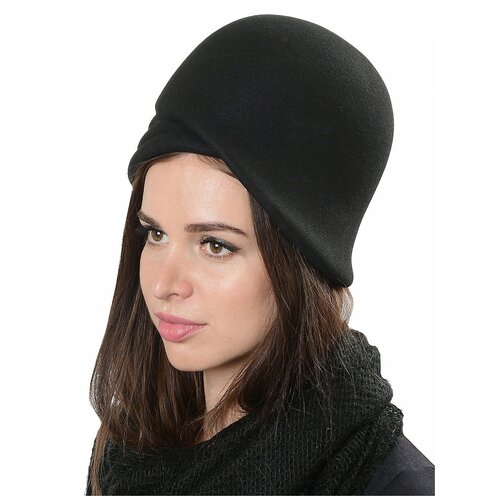 фото Щелково-фетр 132-56 шляпа женская мод.132 цвет черный р 56 фетровая фабрика
