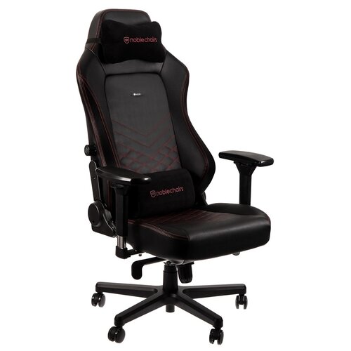фото Компьютерное кресло noblechairs hero игровое, обивка: искусственная кожа, цвет: black/red