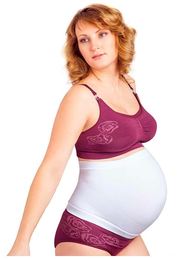 Пояс бесшовный ФЭСТ Б-172 для беременных женщин, серый Filorosso - фото №4