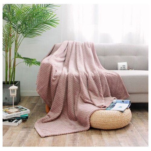 фото Плед cleo royal plush 180 х 200 см, розовый
