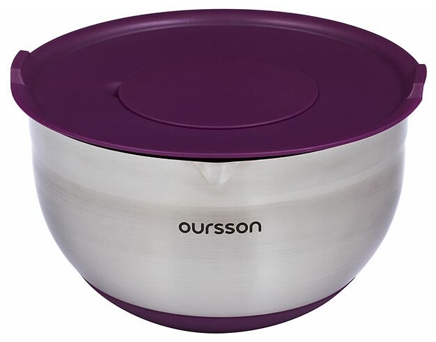 Миска для смешивания с крышкой Oursson BS4002RS/SP