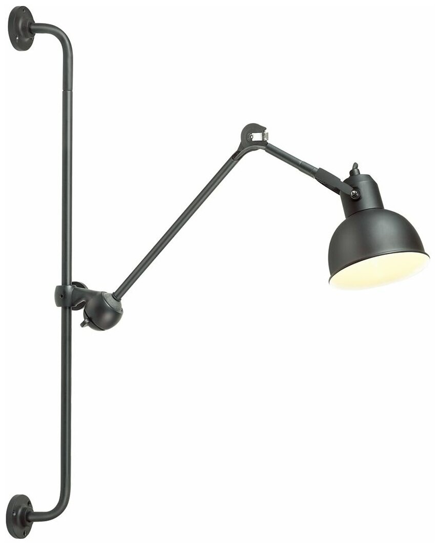 Настенный светильник Odeon Light Arta 4125/1WA, E14, 40 Вт, черный