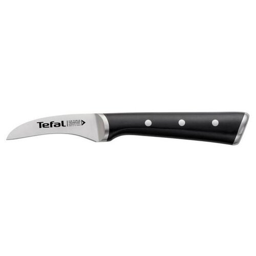 фото Нож для овощей tefal ice force, лезвие 7 см, черный