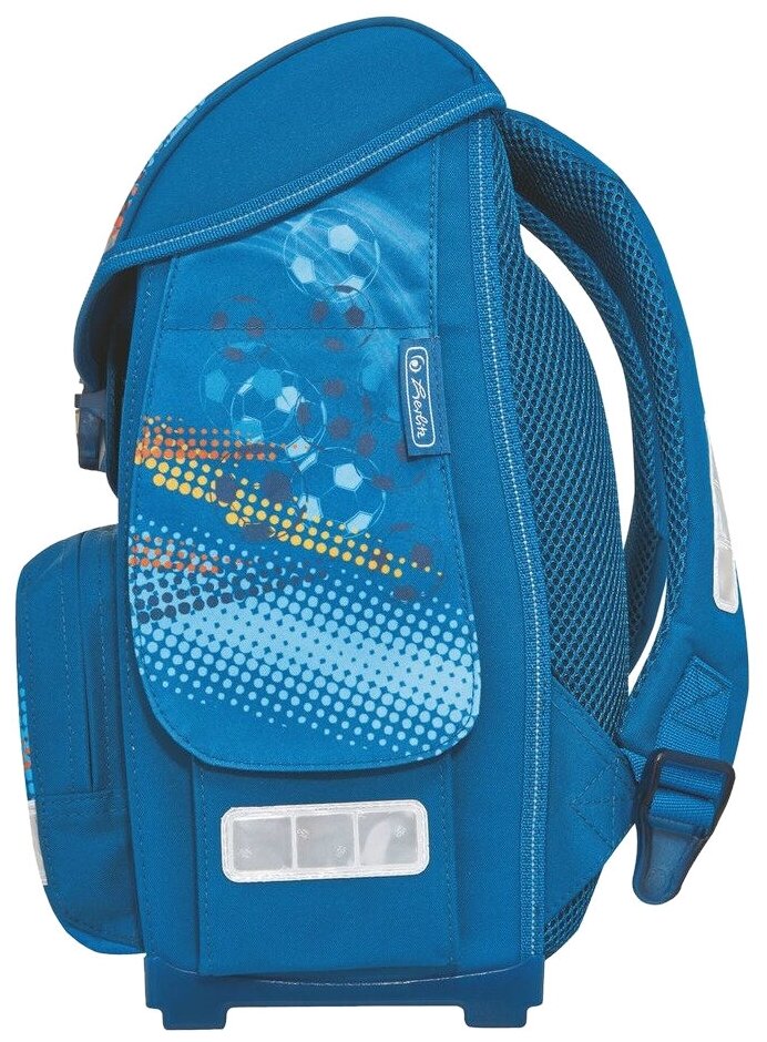Ранец Herlitz, Smart Soccer ярко-синий - фото №2