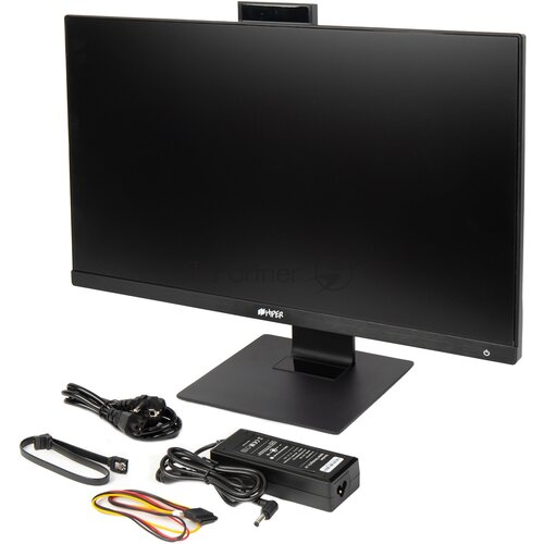 Платформа моноблока AIO HIPER Office HO-K6-FL-OEM-B, 23,8'display IPS (1920x1080), no m/b, no CPU,