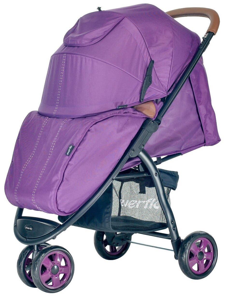 Прогулочная коляска Everflo Racing E-450, цвет: purple - фото №6