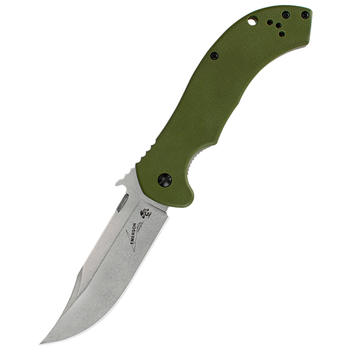 Нож складной kershaw CQC-10K оливковый