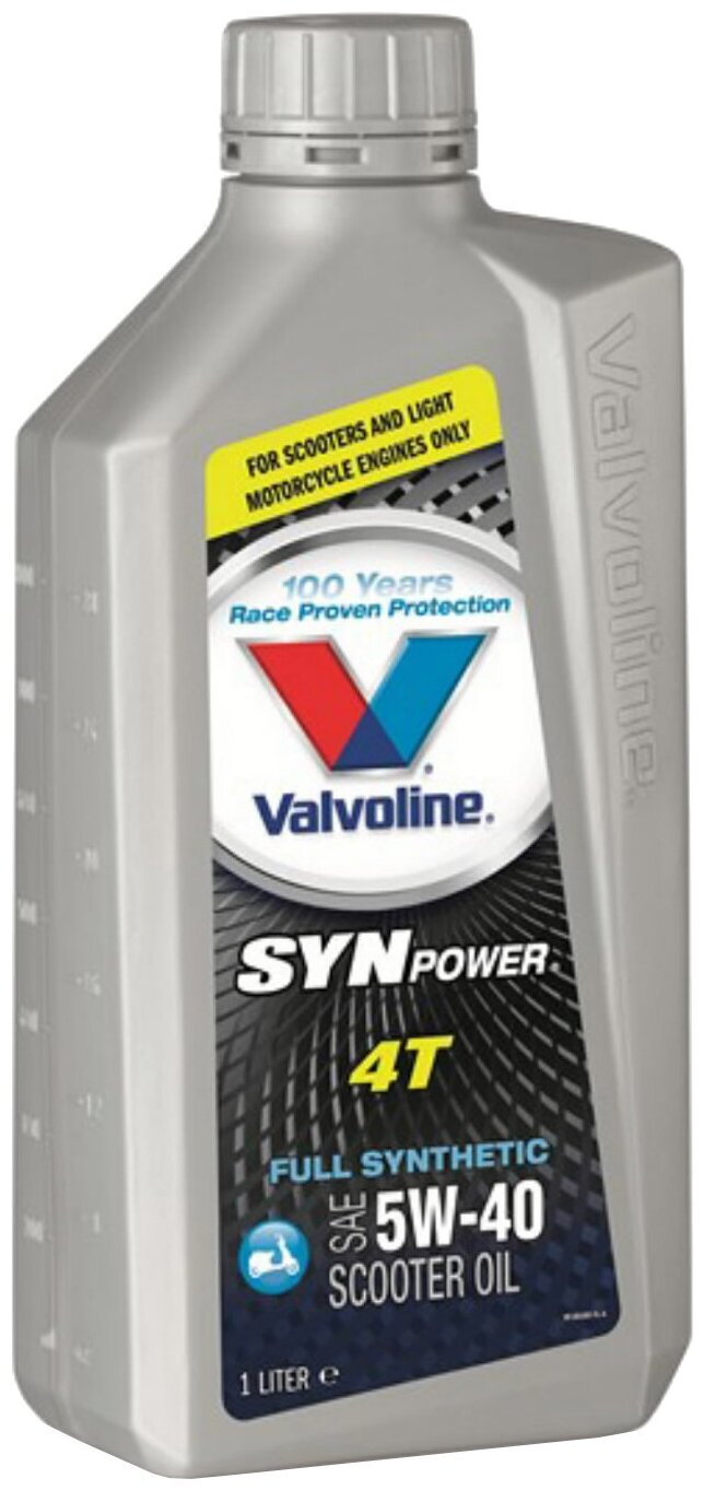 Синтетическое моторное масло VALVOLINE SynPower 4T 5W-40, 1 л