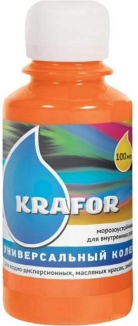 Колеровочная краска Krafor универсальный, №23 карамель, 0.1 л - фотография № 7