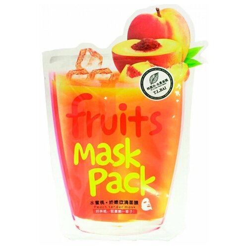 Маска для лица T.L.BAI Fruits Mask Pack Peach 25 г