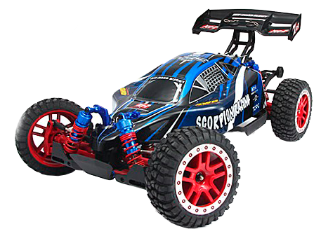 Радиоуправляемая багги Remo Hobby Scorpion Brushless синяя 4WD 2.4G 1/8 RTR RH8055-BLUE