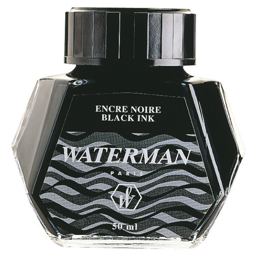 Чернила для перьевой ручки Waterman S01107, 50 мл черный 1