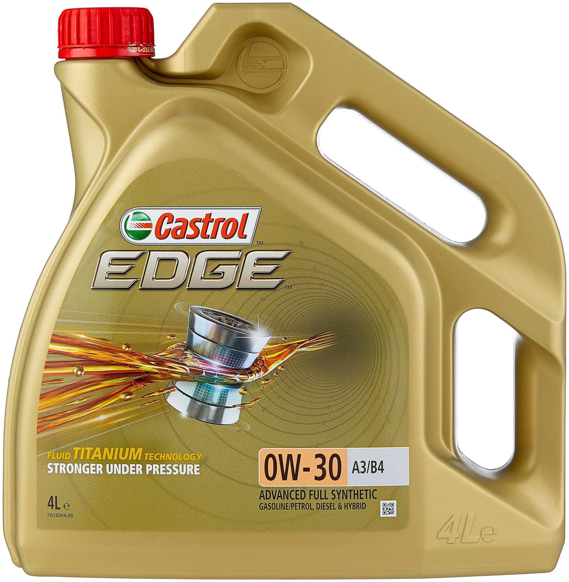 Синтетическое моторное масло Castrol Edge 0W-30 A3/B4, 4 л, 1 шт.