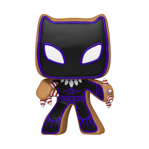 Фигурка Funko POP! Bobble Marvel Holiday Gingerbread Black Panther 50662 фигурка funko pop bobble marvel holiday gingerbread scarlet witch