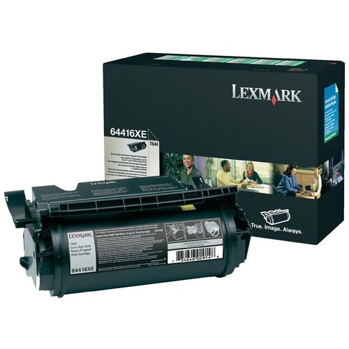 Картридж Lexmark 64416XE, 32000 стр, черный картридж lexmark 12a7400 3000 стр черный