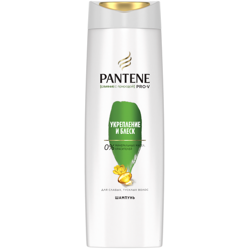 Pantene Pro-V шампунь Слияние с природой Укрепление и блеск для ослабленных и тусклых волос, 400 мл