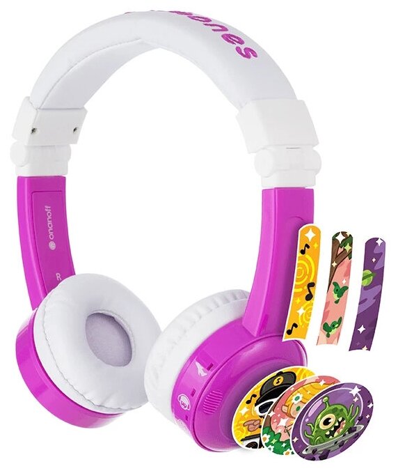 Наушники Onanoff BuddyPhones InFlight, purple