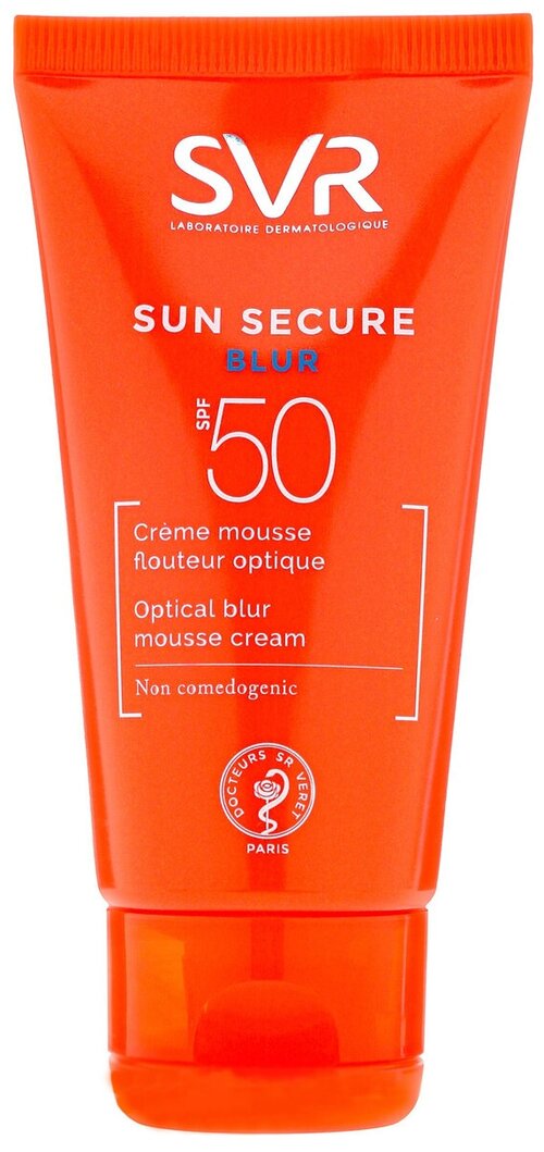 SVR крем мусс с эффектом фотошопа Sun Secure SPF 50, 50 мл