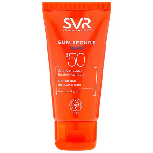 SVR крем мусс с эффектом фотошопа Sun Secure SPF 50, 50 мл svr крем мусс с эффектом фотошопа spf50 50 мл svr sun secure