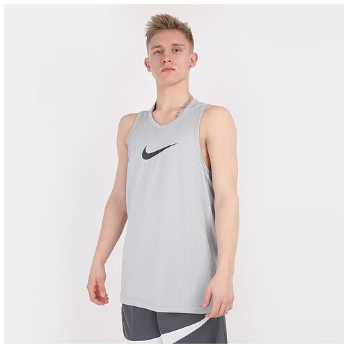 фото Майка nike dri-fit размер l, серый