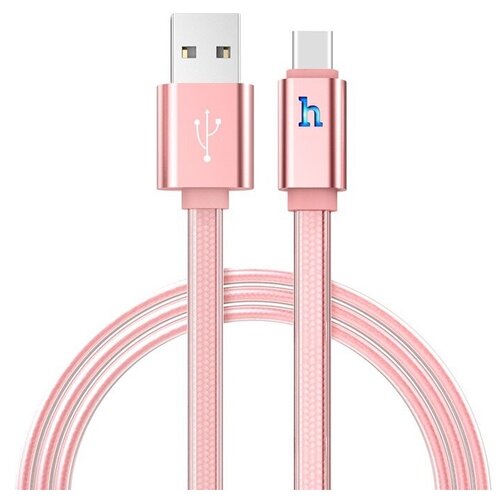 Hoco UPL12 Plus USB - USB Type-C, 1.2 м, розовый